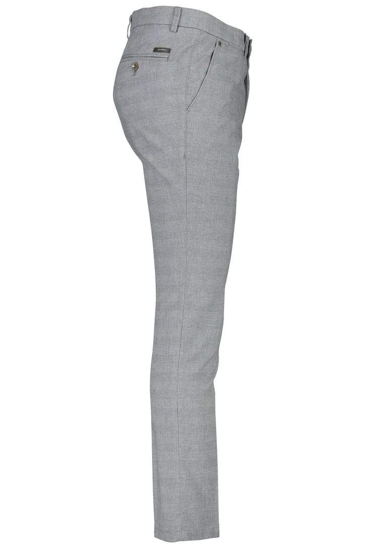 Gardeur pantalon Sonny-8 Slim Fit grijs geruit