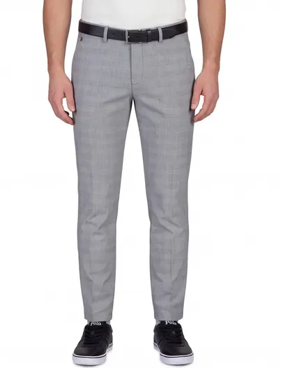 Gardeur Gardeur pantalon Sonny-8 Slim Fit grijs geruit