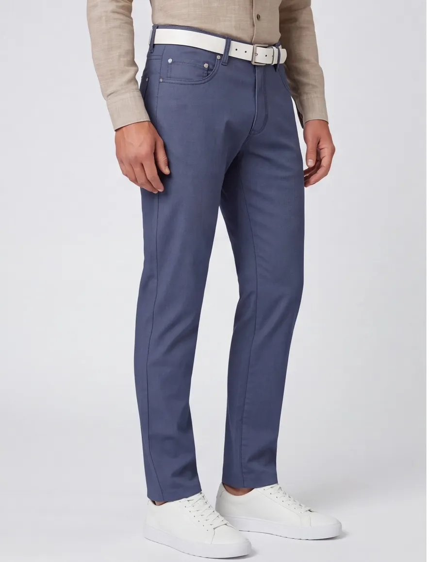 Pierre Cardin pantalon Lyon donkerblauw