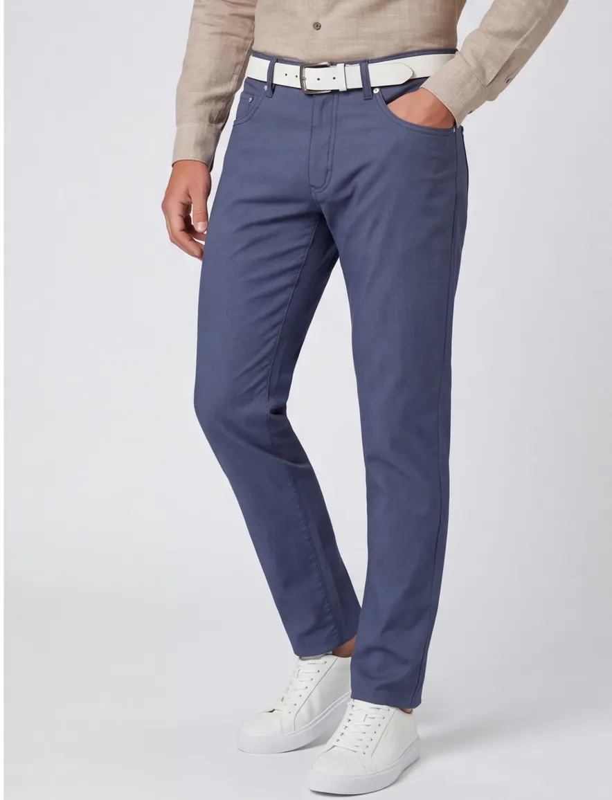 Pierre Cardin pantalon Lyon donkerblauw