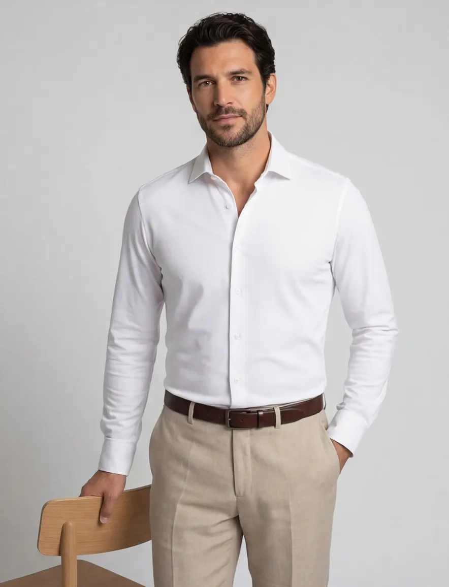 Wit overhemd Olymp Modern Fit
