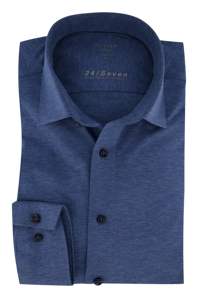 Overhemd Olymp Luxor Modern Fit navy