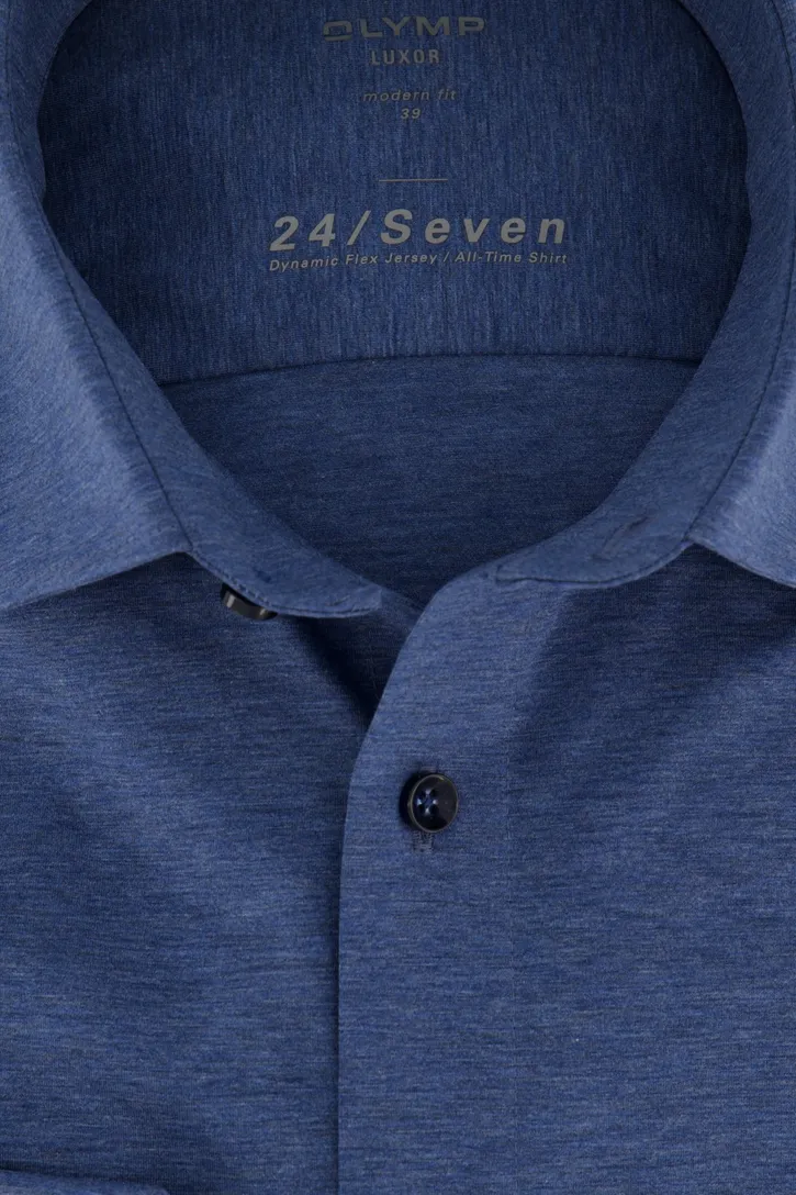 Olymp overhemd Modern Fit donkerblauw