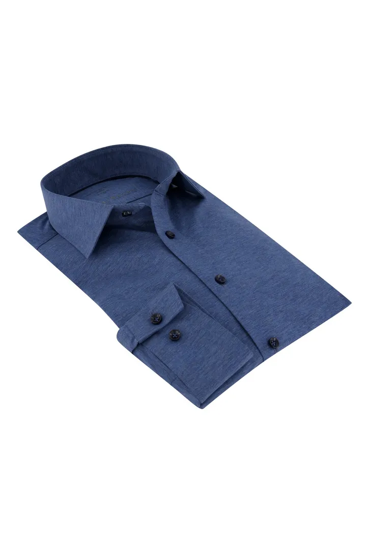 Olymp overhemd Modern Fit donkerblauw