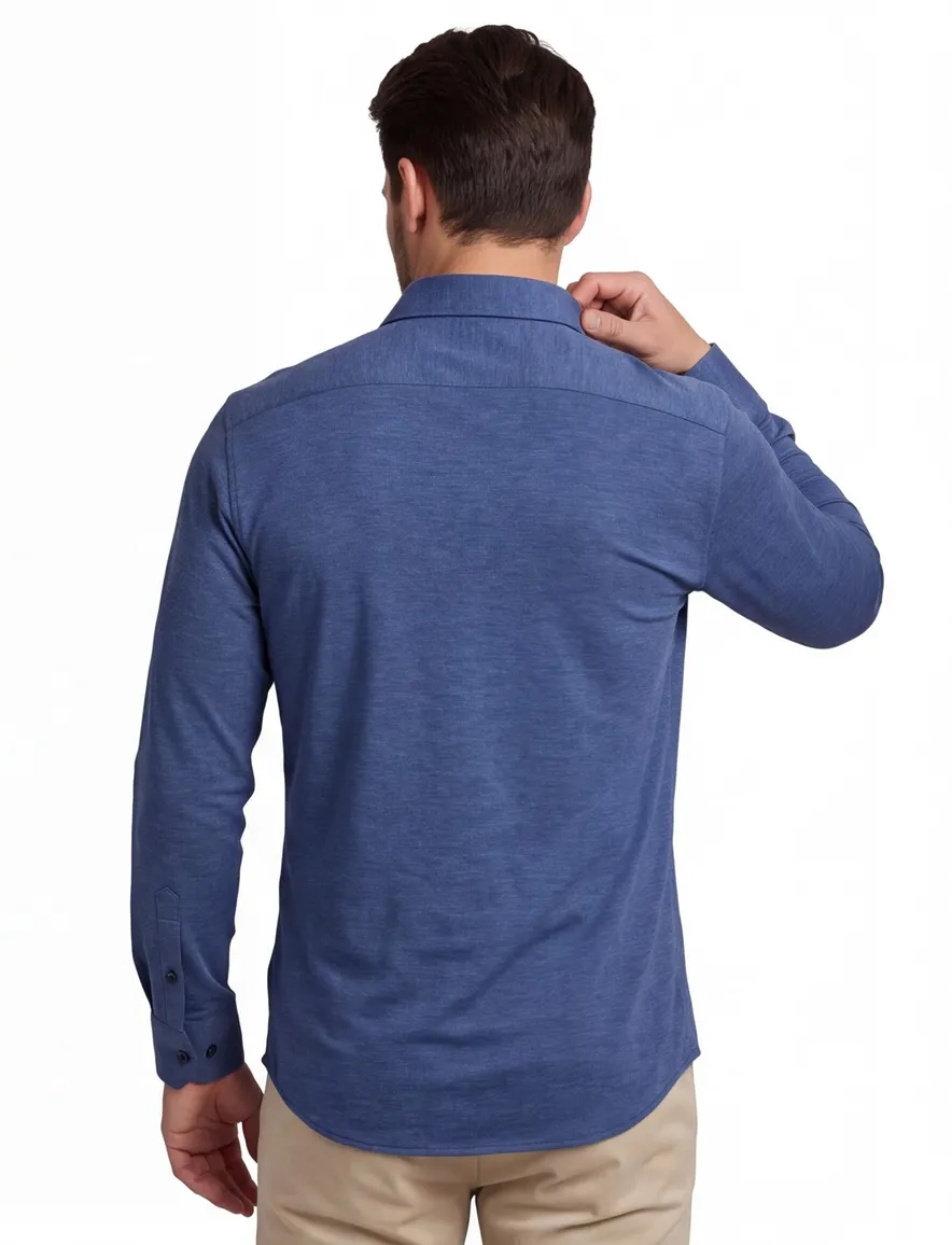 Overhemd Olymp Luxor Modern Fit navy