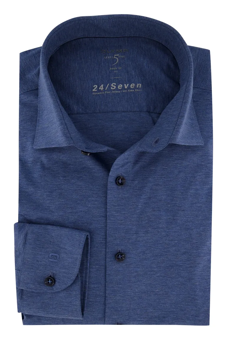 Olymp overhemd Level Five Body Fit navy