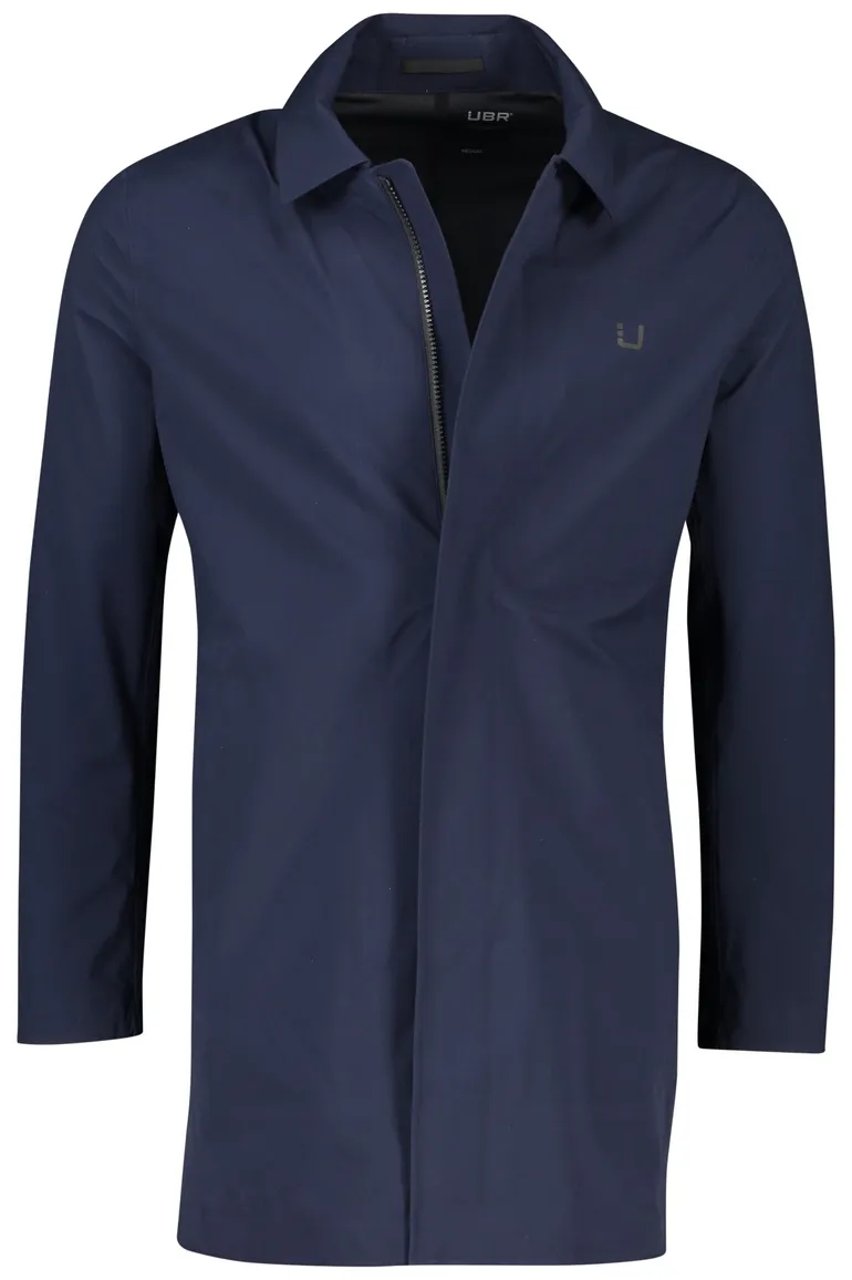 Donkerblauwe jas UBR Sky Fall coat