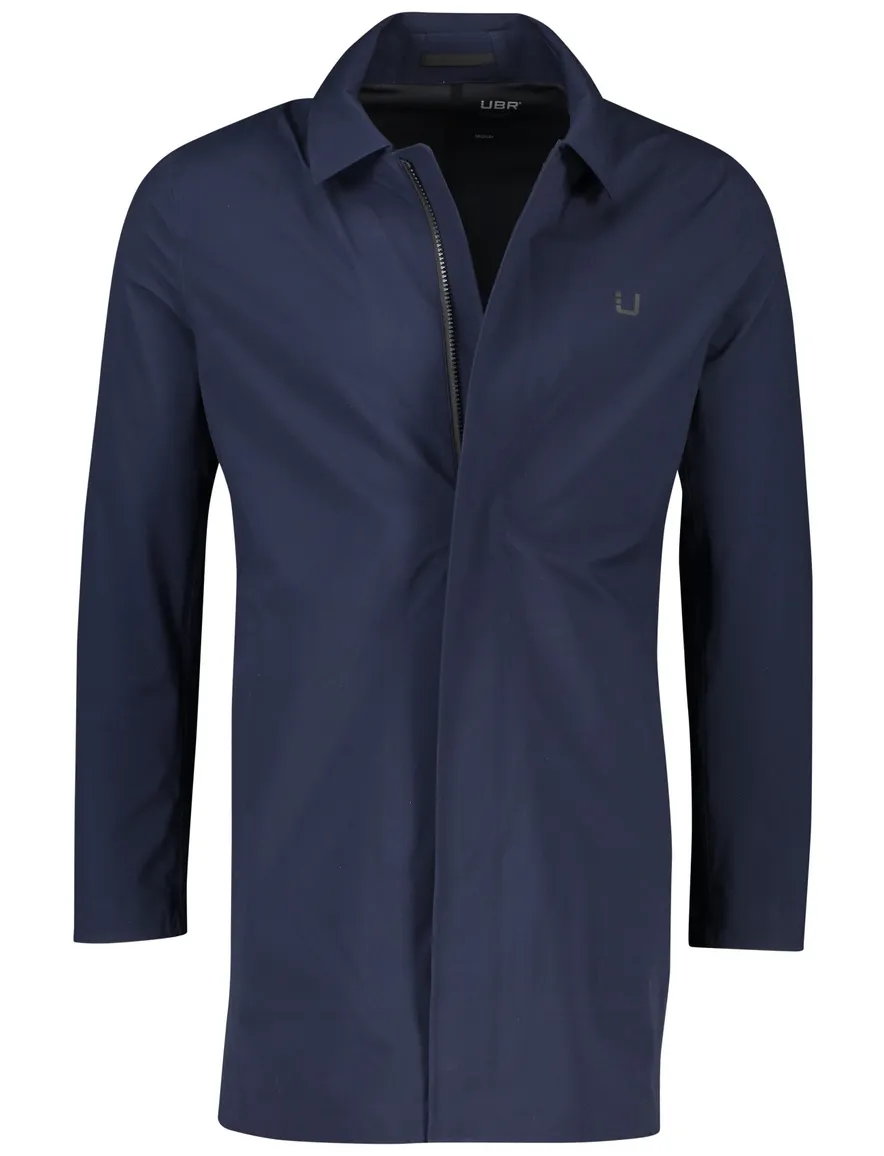 Donkerblauwe jas UBR Sky Fall coat