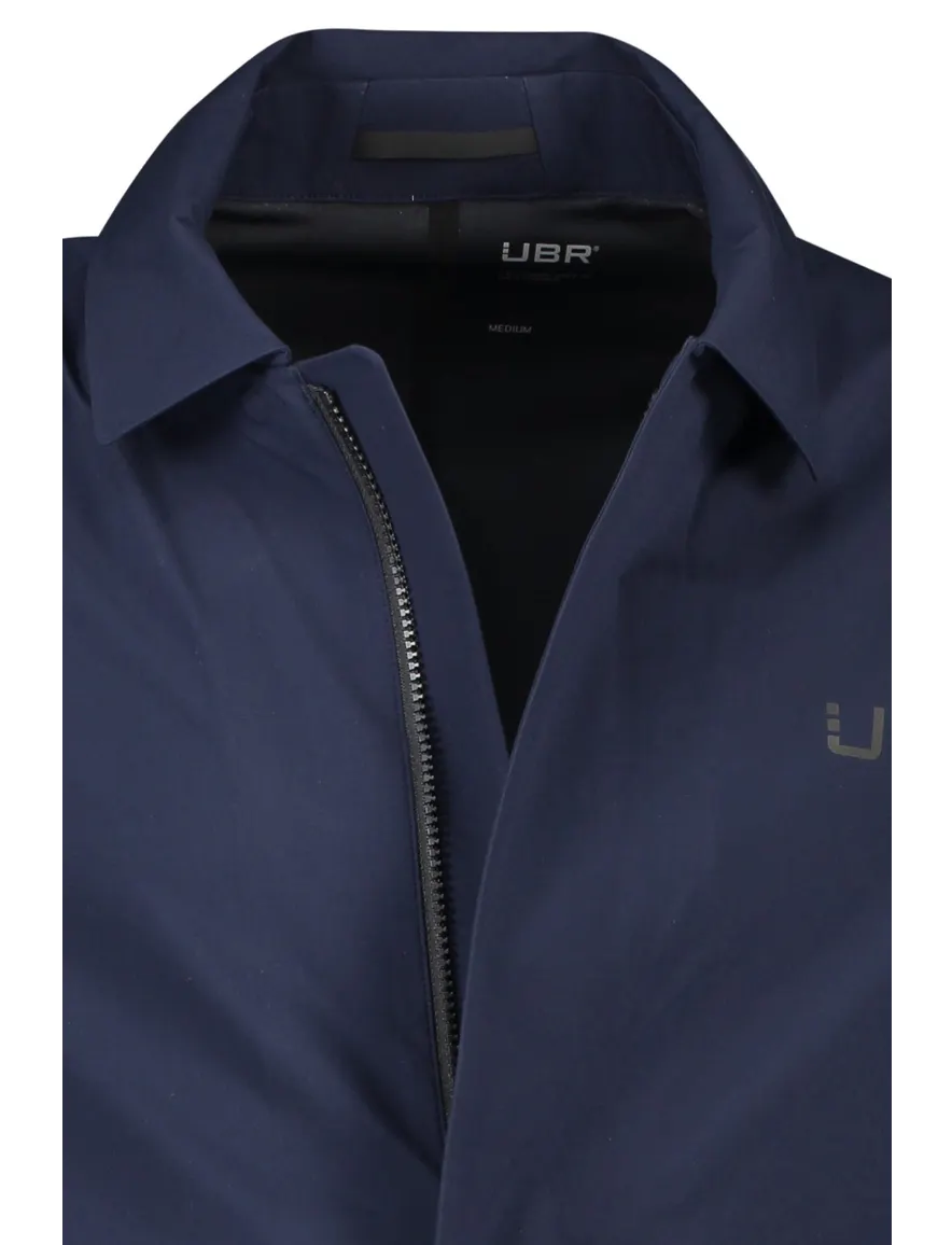 Donkerblauwe jas UBR Sky Fall coat