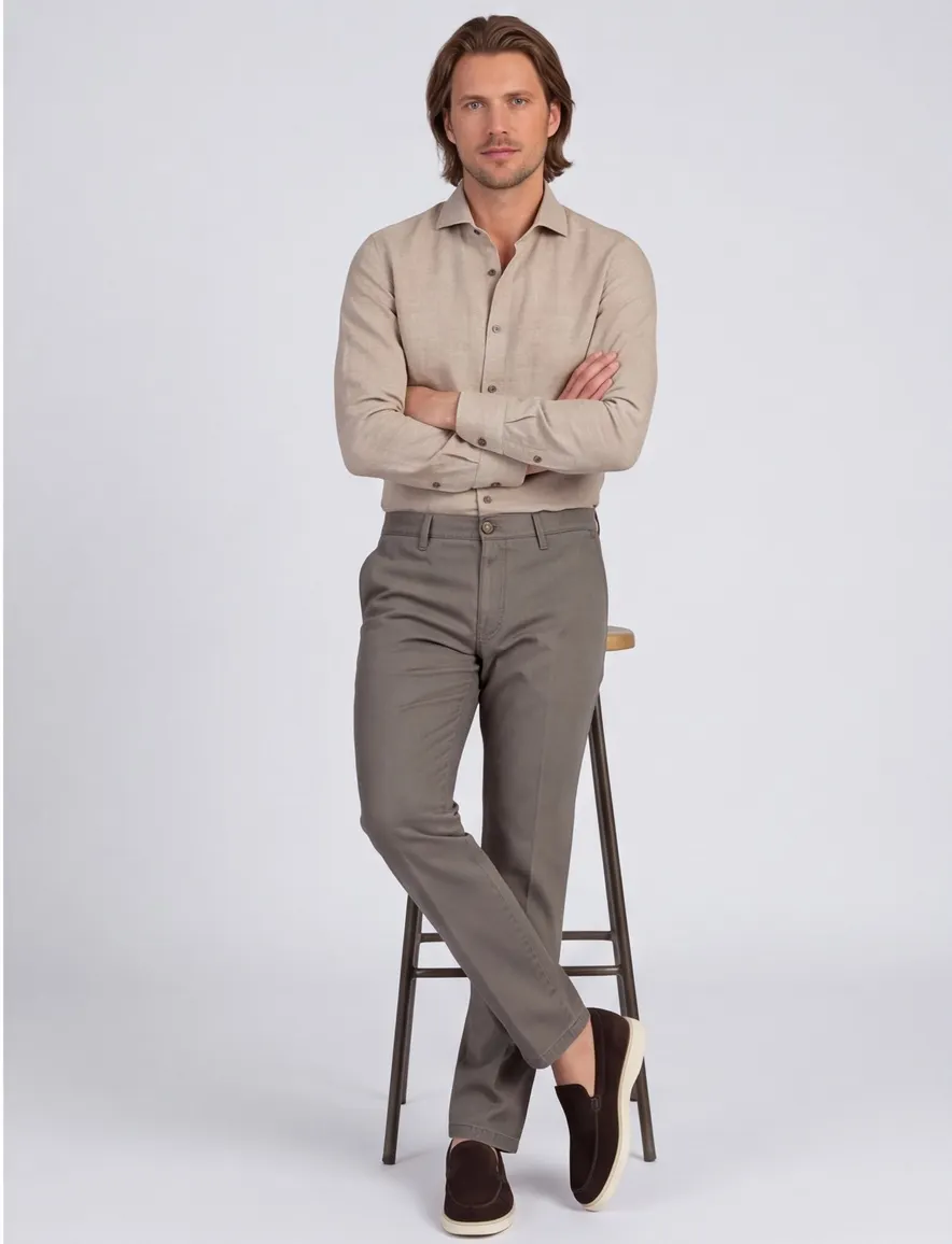 Pantalon M.E.N.S. Madison bruin walnoot