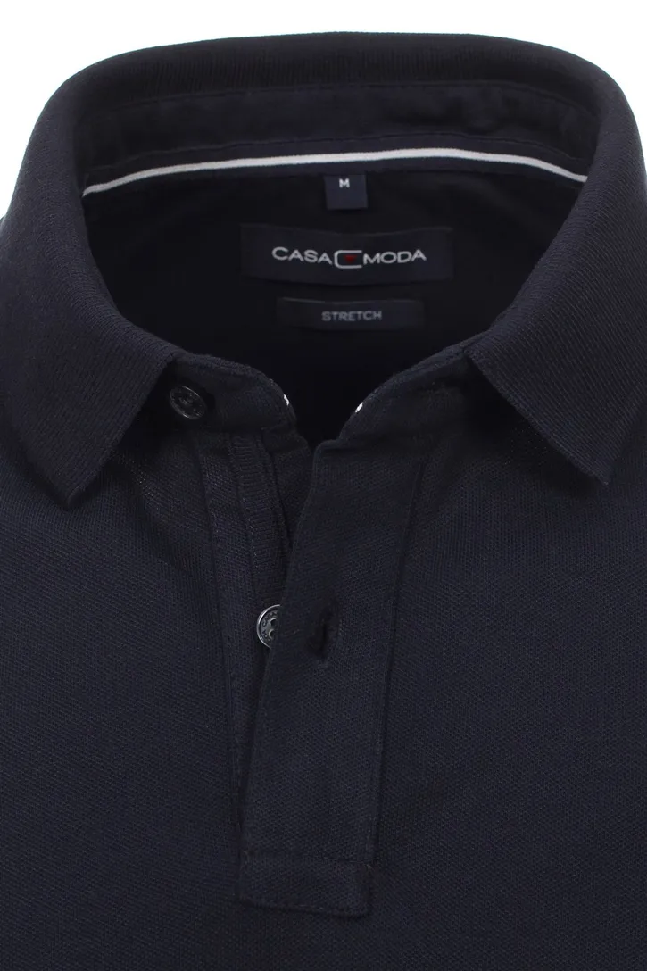 Casa Moda poloshirt navy blauw