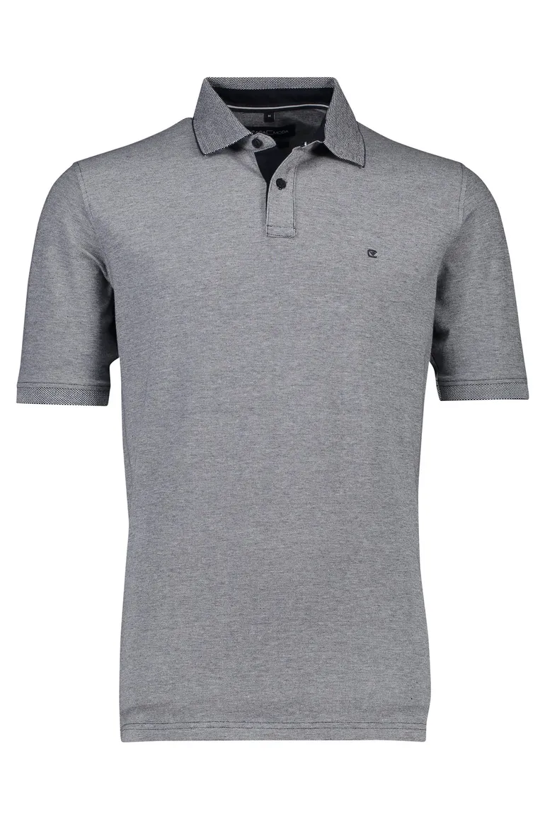Casa Moda poloshirt grijs melange