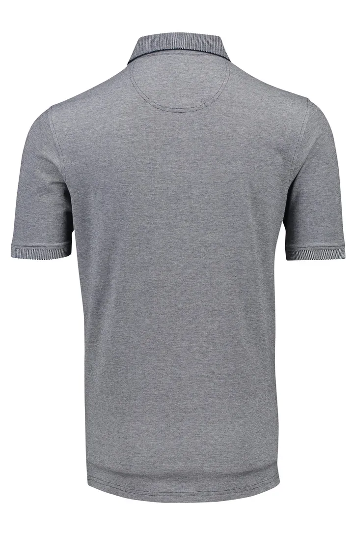 Poloshirt Casa Moda grijs gemeleerd