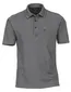 Casa Moda poloshirt korte mouw effen grijs wijde fit