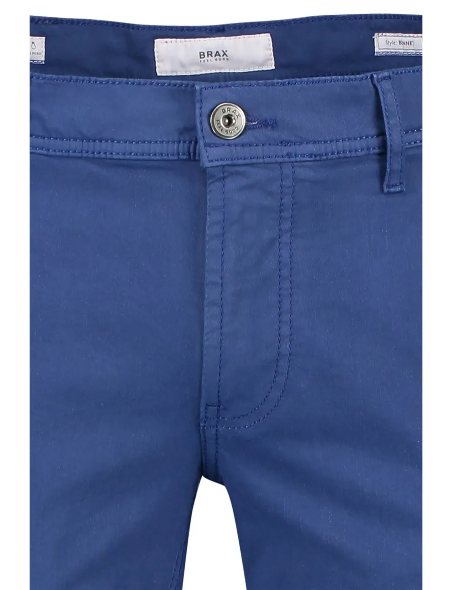 Brax short Hi-Flex 5-pocket blauw