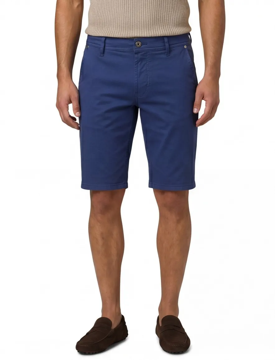 Brax short Hi-Flex 5-pocket blauw