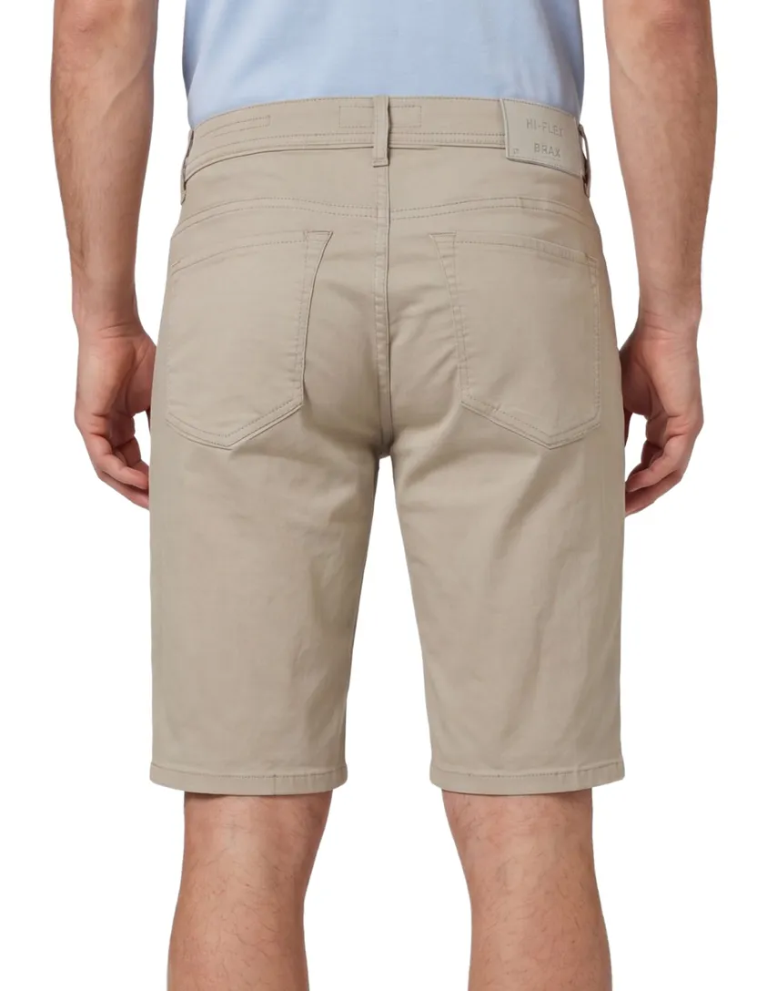 Brax korte broek Bennet Hi-Flex 5-pocket beige