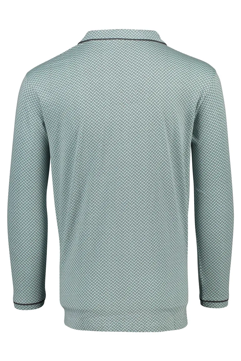 Groen pyjamashirt Pastunette met print