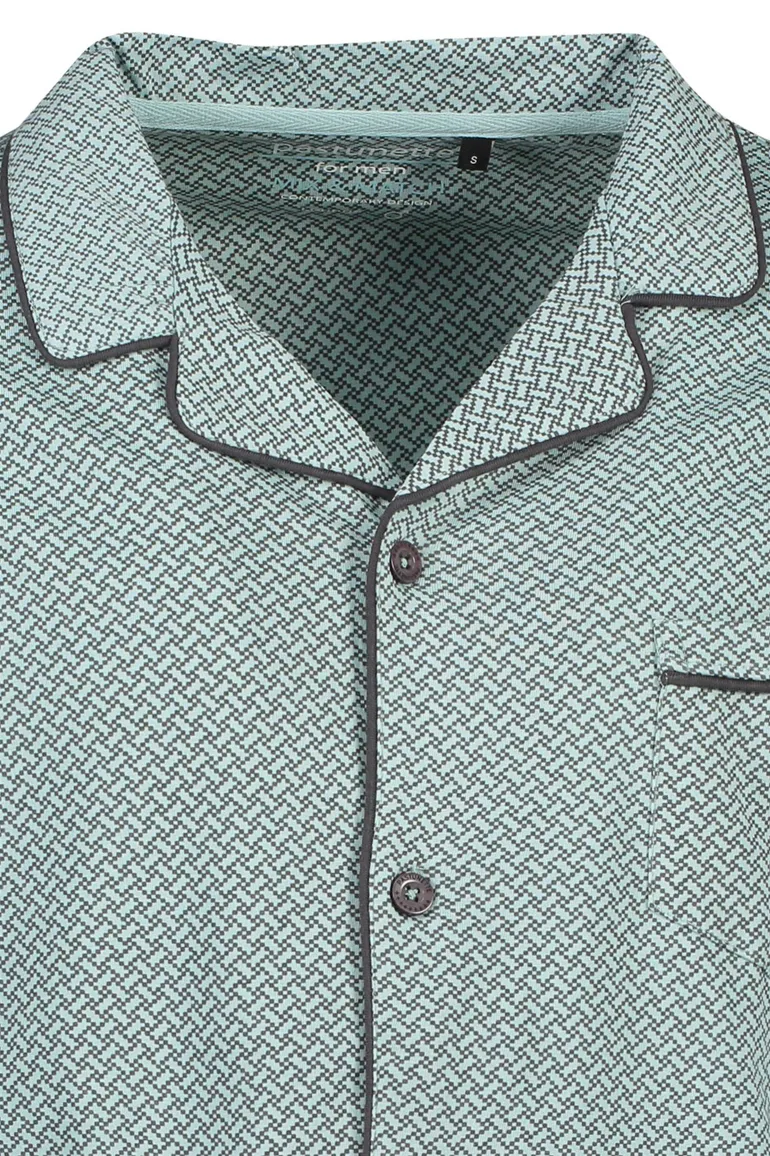 Groen pyjamashirt Pastunette met print