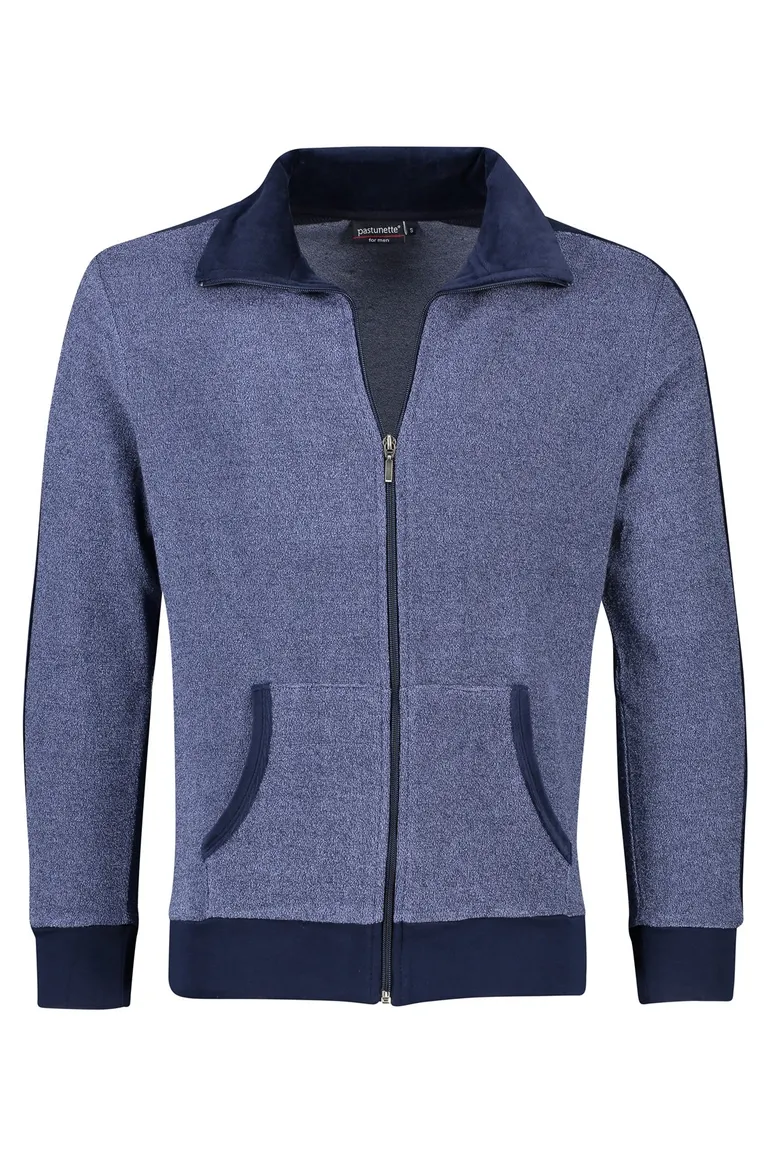 Pastunette joggingpak donkerblauw effen