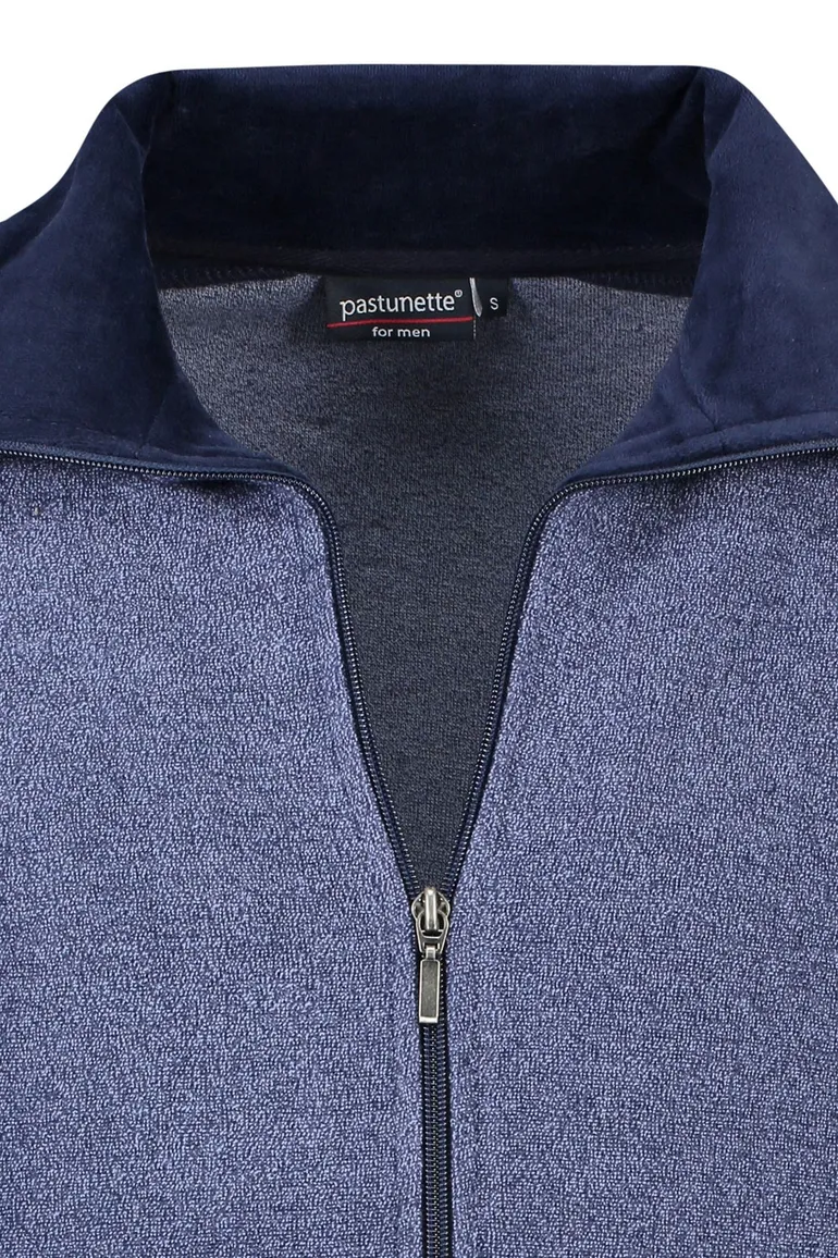 Pastunette joggingpak donkerblauw effen