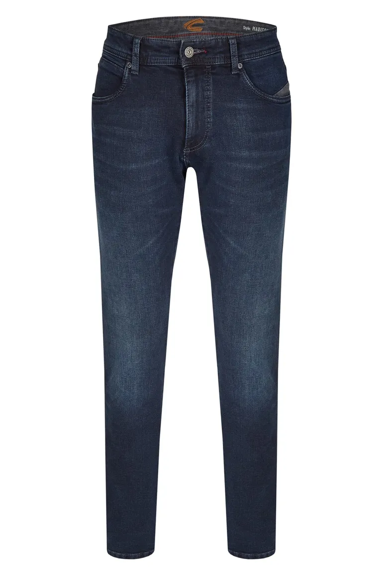 Camel Active jeans donkerblauw denim Madison slim fit
