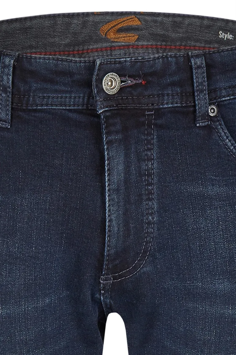 Camel Active jeans donkerblauw denim Madison slim fit
