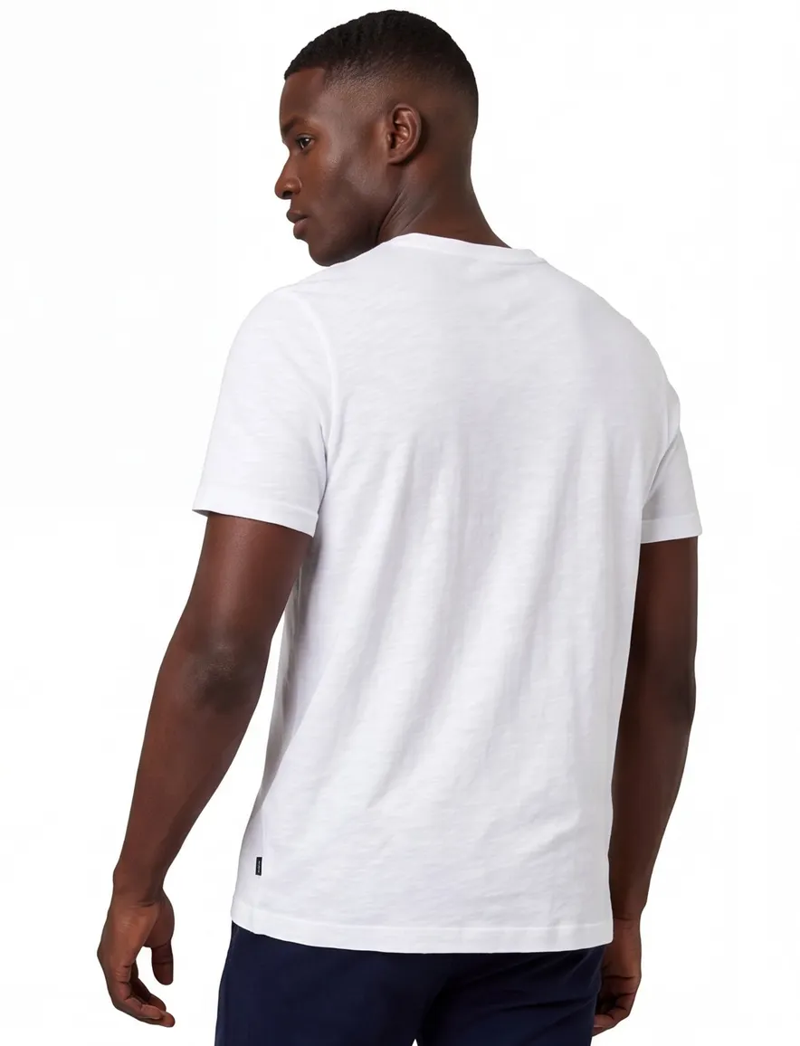 Wit t-shirt Camel Active met borstzak