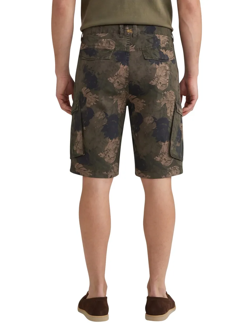Korte broek Camel Active groen met blad print