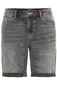 Camel Active short Slim Fit grijs 5-pocket