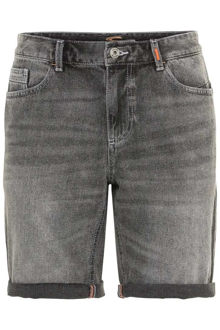 Grijze korte broek Camel Active Slim Fit 5-pocket