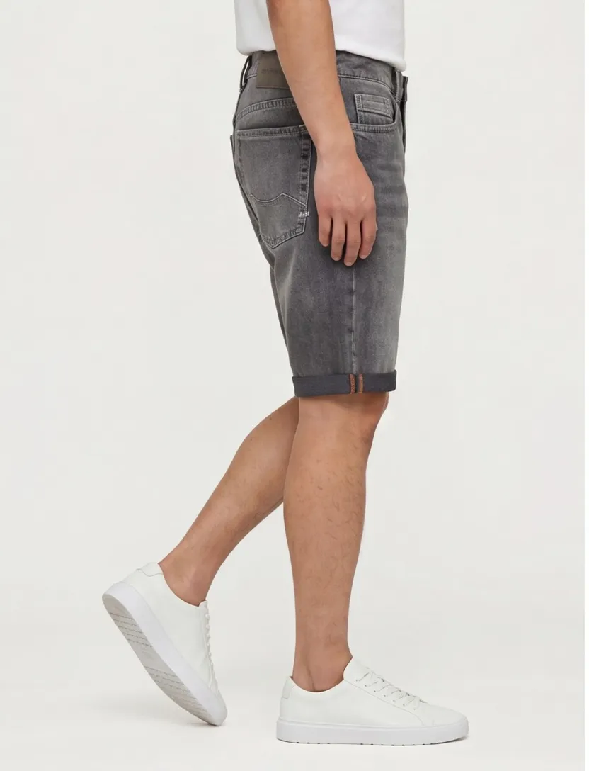 Grijze korte broek Camel Active Slim Fit 5-pocket