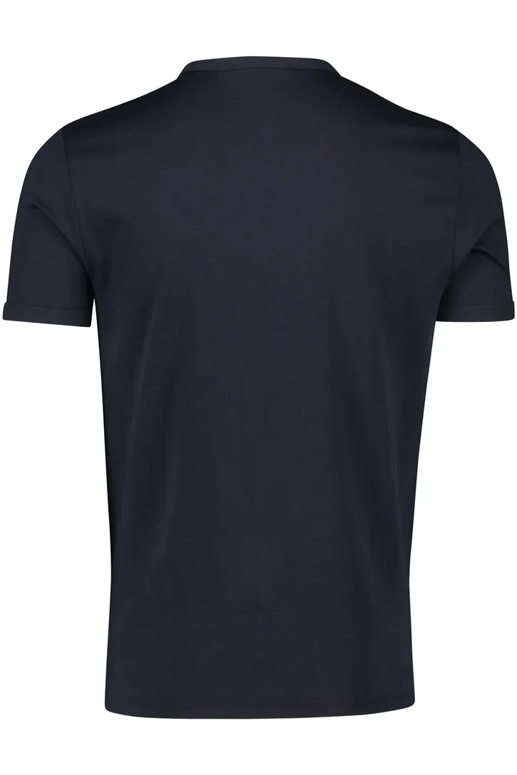 Fred Perry t-shirt effen donkerblauw katoen