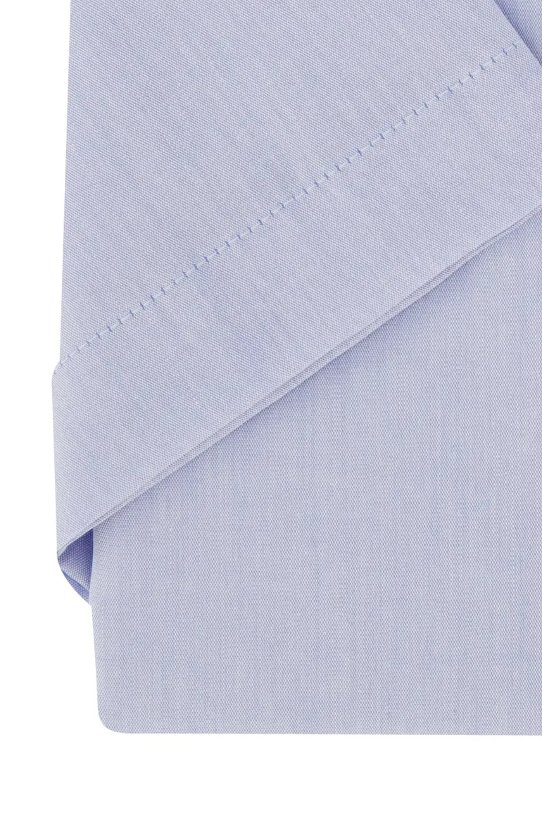 Casa Moda overhemd korte mouw blauw uni