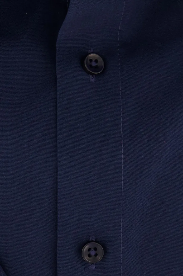 Casa Moda overhemd korte mouw navy uni