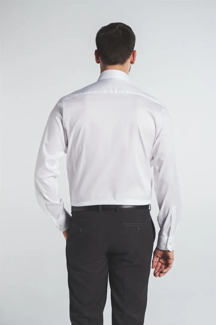 Eterna overhemd wit effen Modern Fit