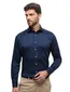 Donkerblauw overhemd Eterna