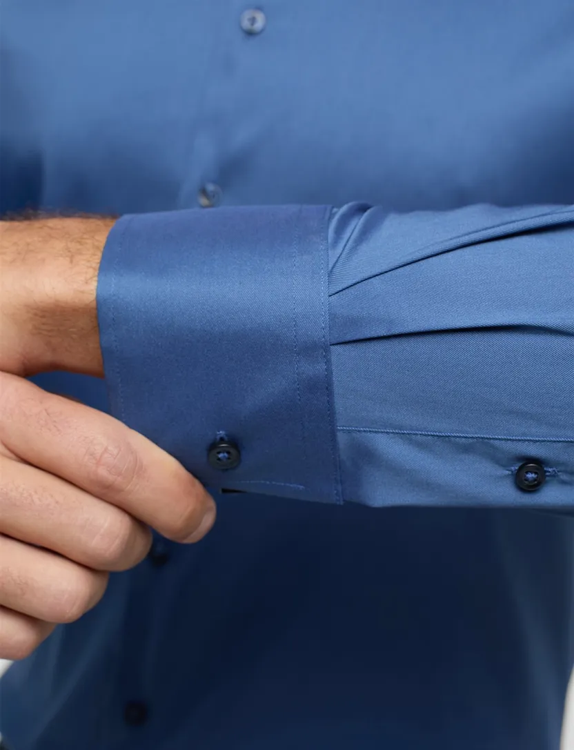 Eterna overhemd Modern Fit blauw
