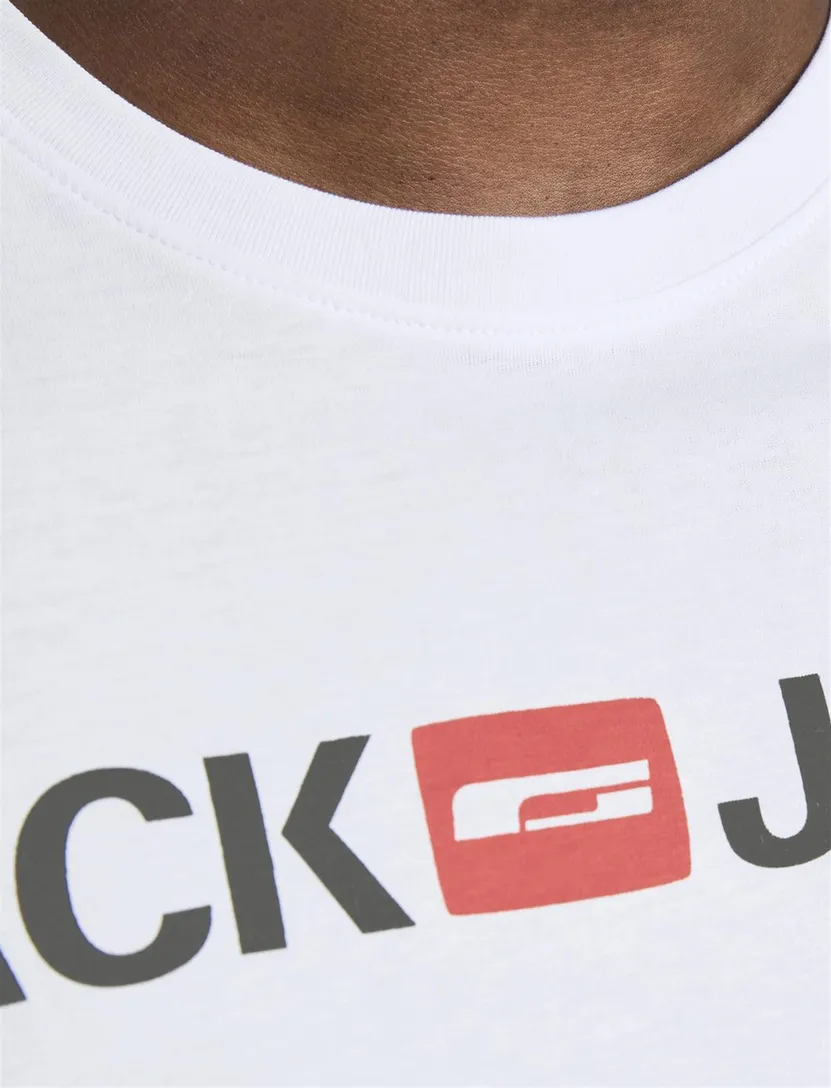 Wit t-shirt Jack & Jones Plus Size