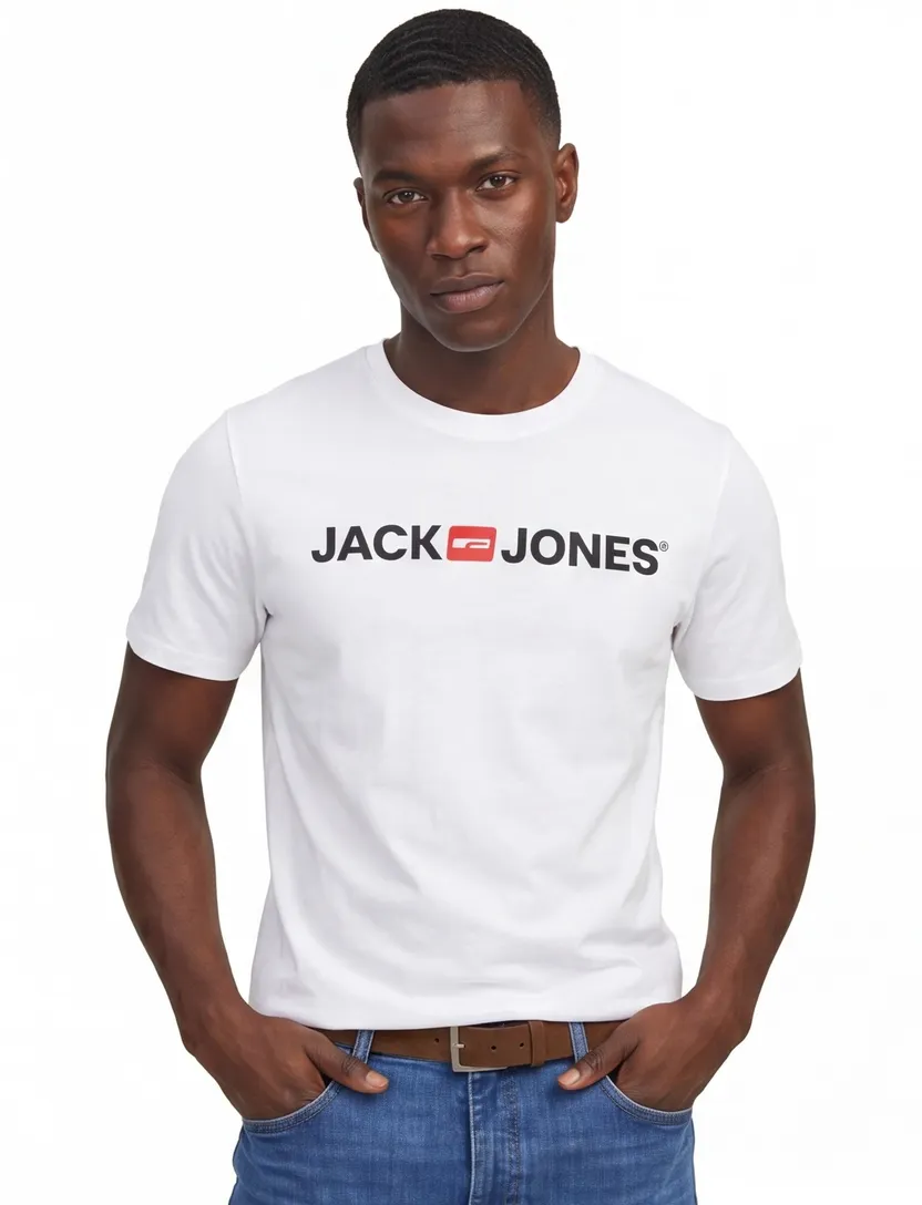 Wit t-shirt Jack & Jones Plus Size