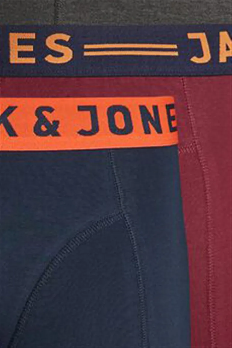 3-pack boxershorts Jack & Jones Plus Size navy bordeaux