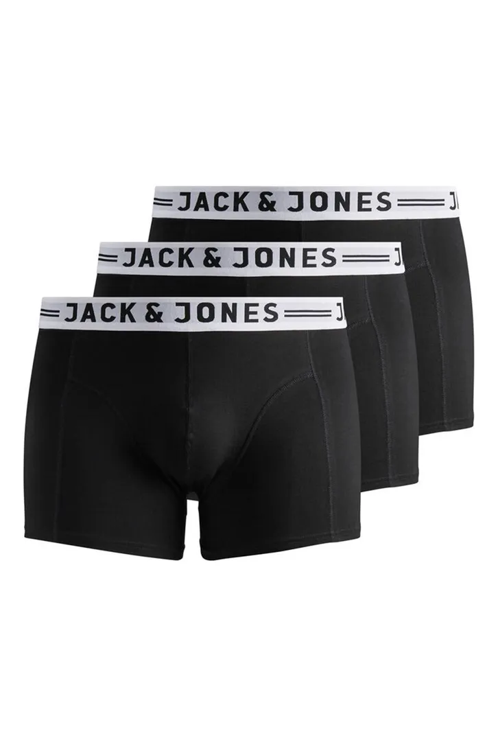 Zwarte boxershorts Jack & Jones Plus Size 3-pack