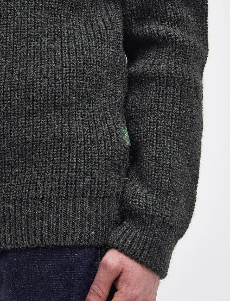 Barbour trui groen wol