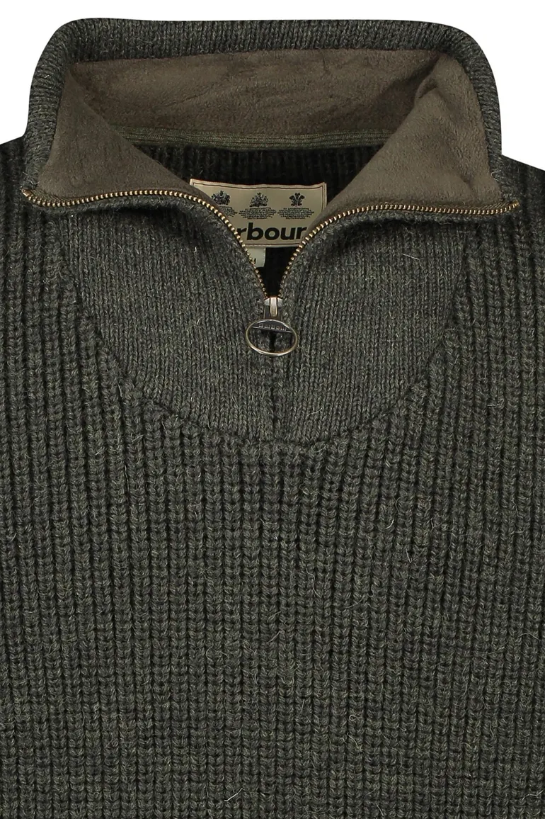 Barbour trui groen wol
