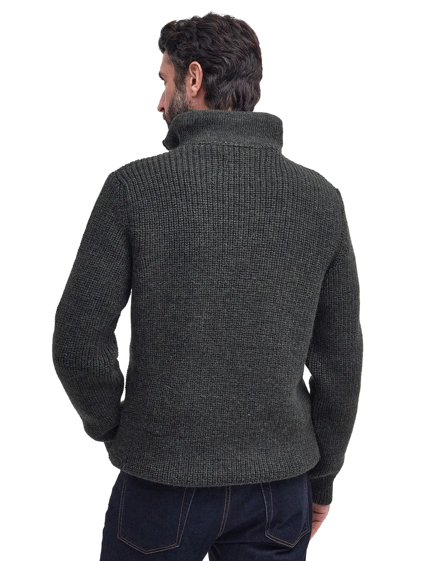 Barbour trui groen wol