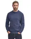Barbour trui donkerblauw gemêleerd lamswol ronde hals