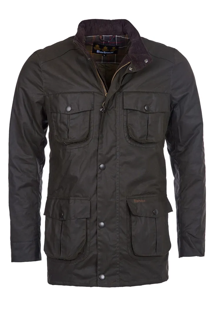 Barbour jack donkergroen