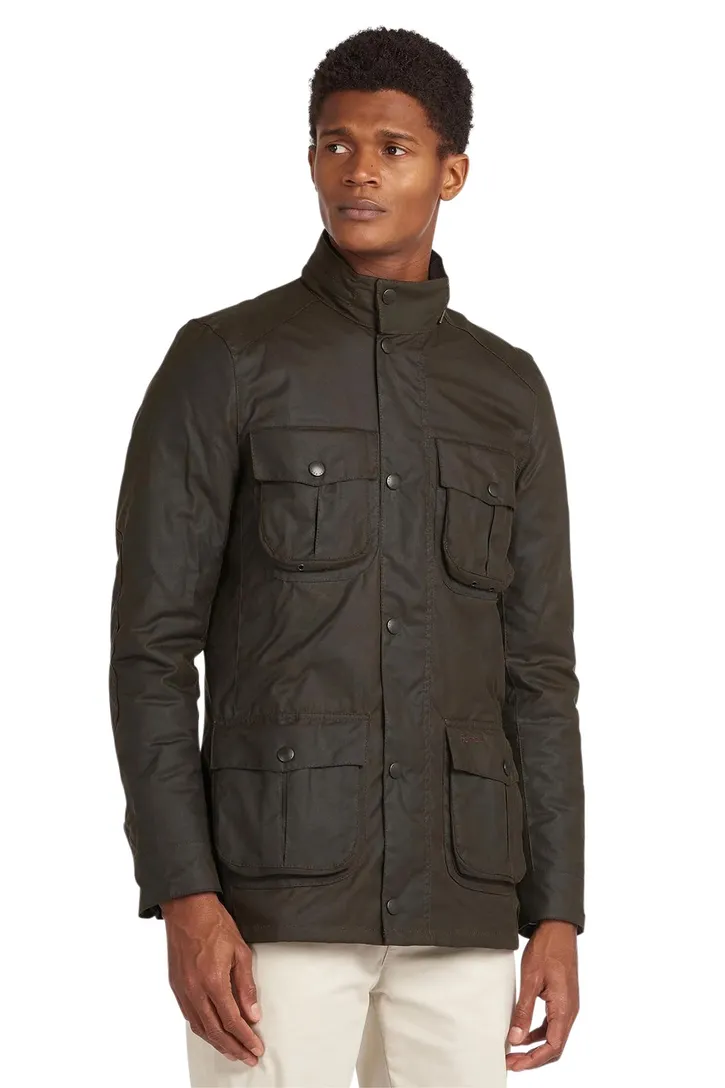 Barbour jack donkergroen