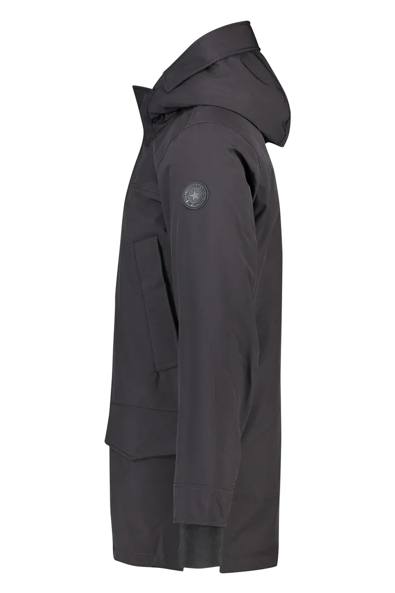Airforce Snow parka zwart met capuchon