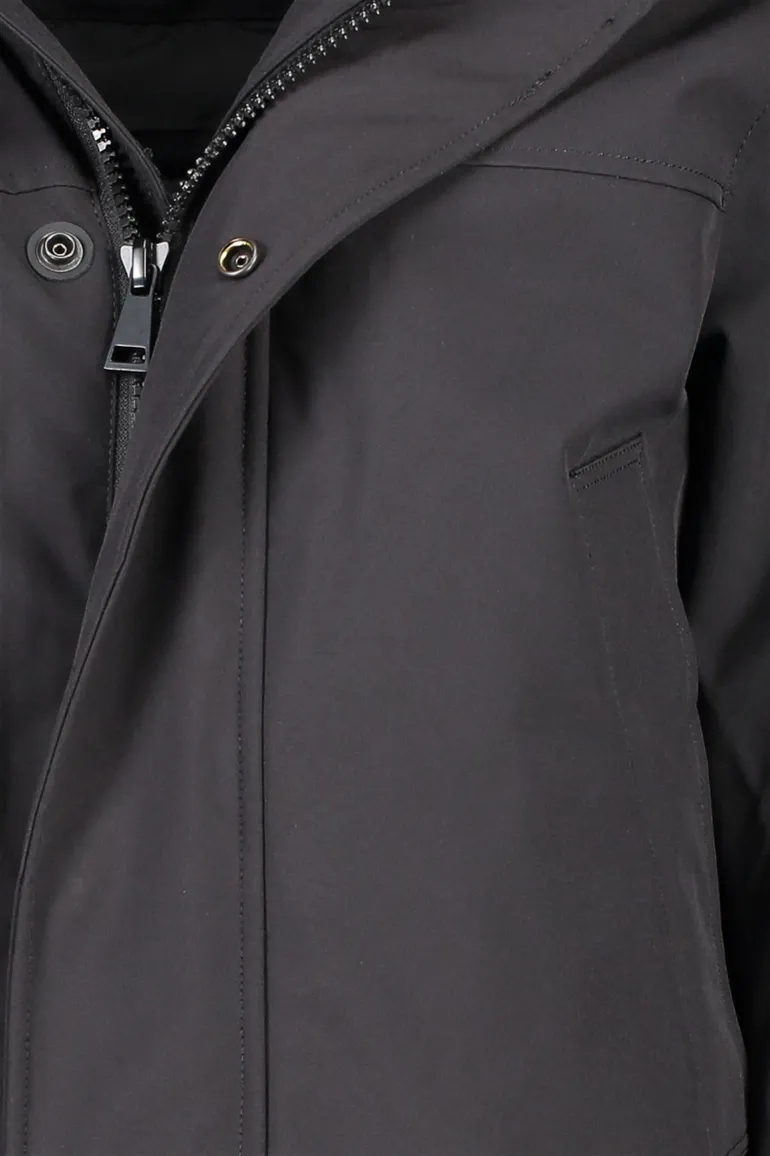 Airforce Snow parka zwart met capuchon